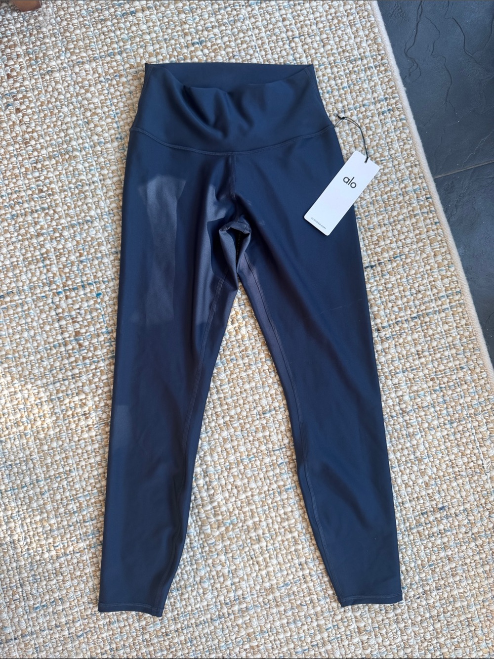 ALO Yoga Women's Navy High-Waist Leggings